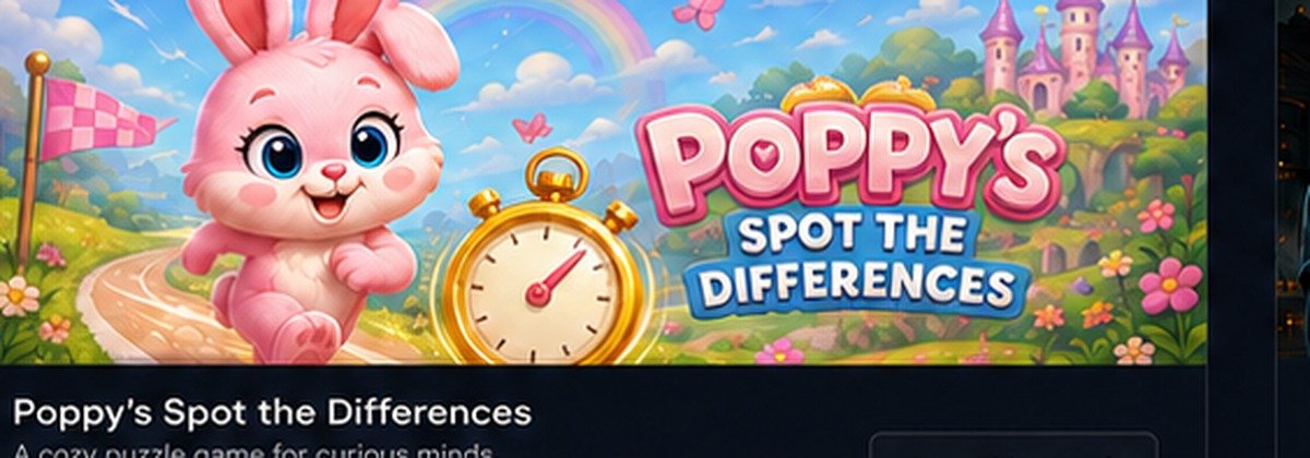Poppy's Spot the Differences game artwork